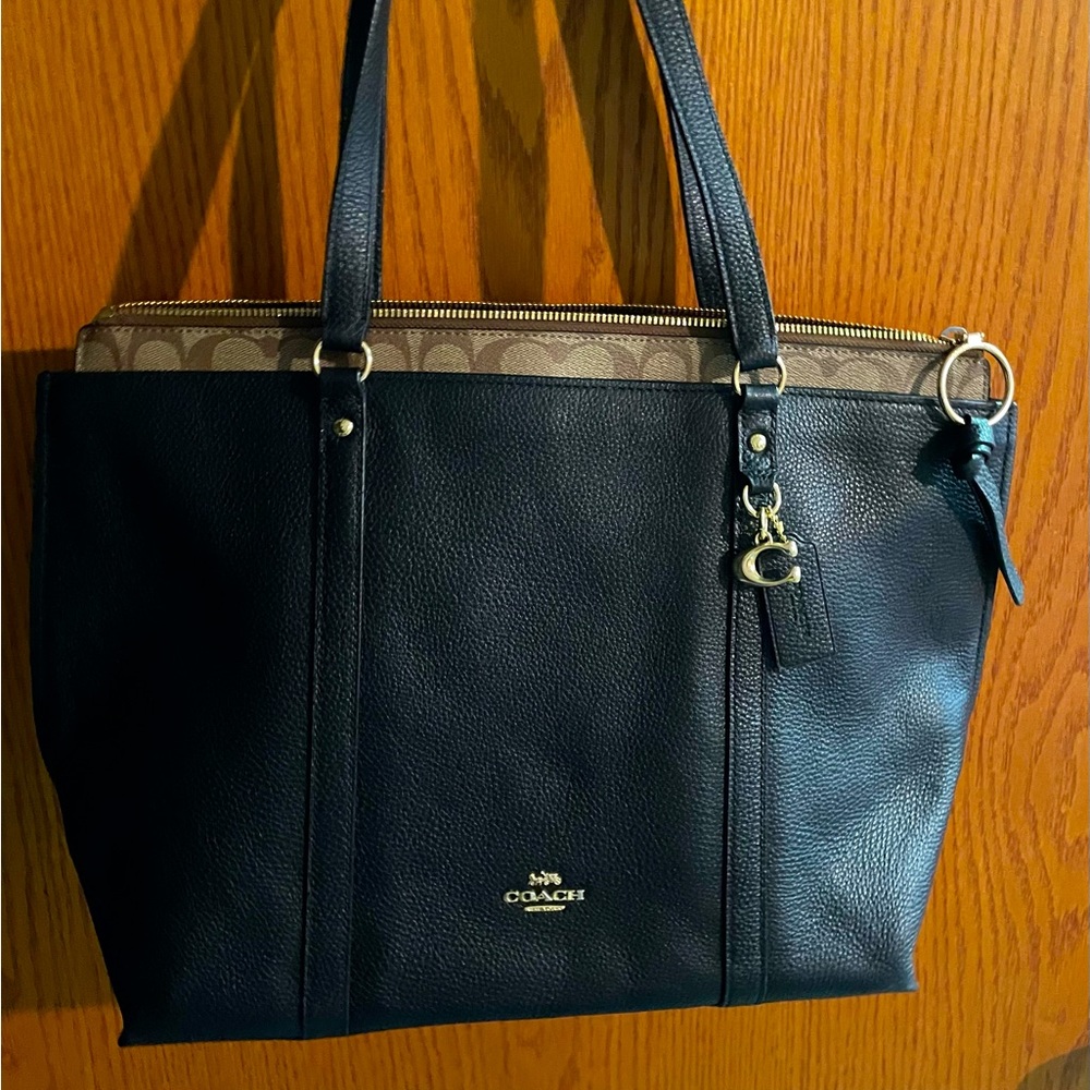 Black Coach tote